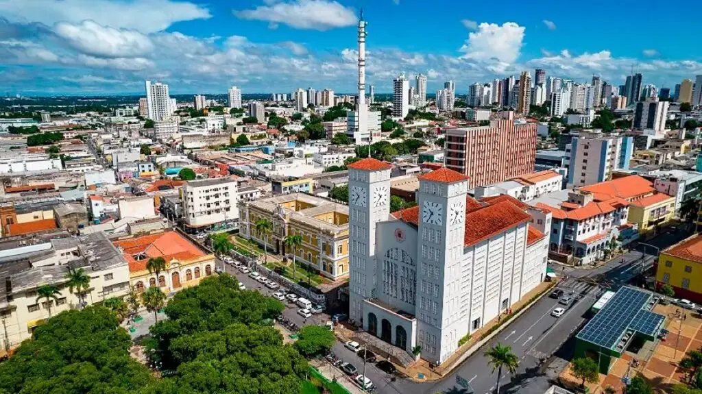 Cidade de Cuiab&aacute; - CDL foto a&eacute;rea