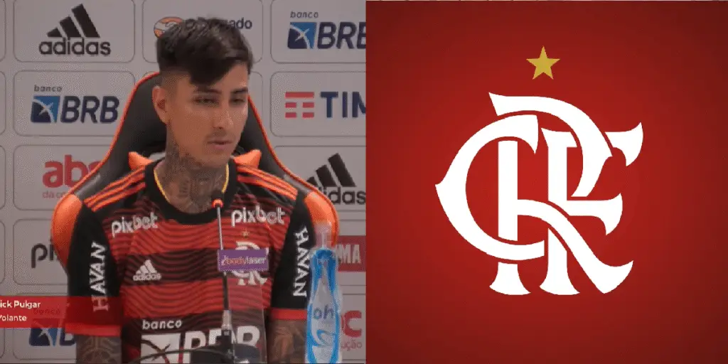 causa de uma lesão, Erick Pulgar voltou a movimentar os bastidores do Flamengo