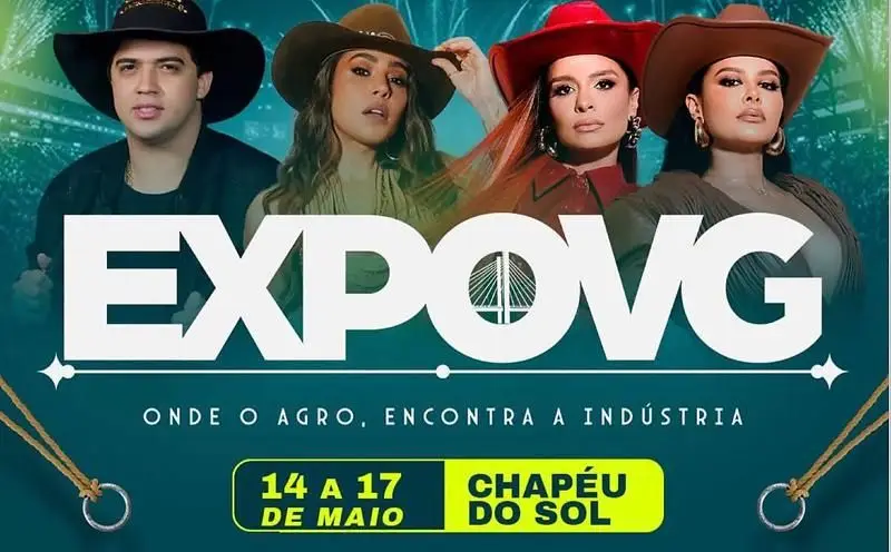 Expovg e eventos culturais agitam o calendário de Mato Grosso neste fim de semana