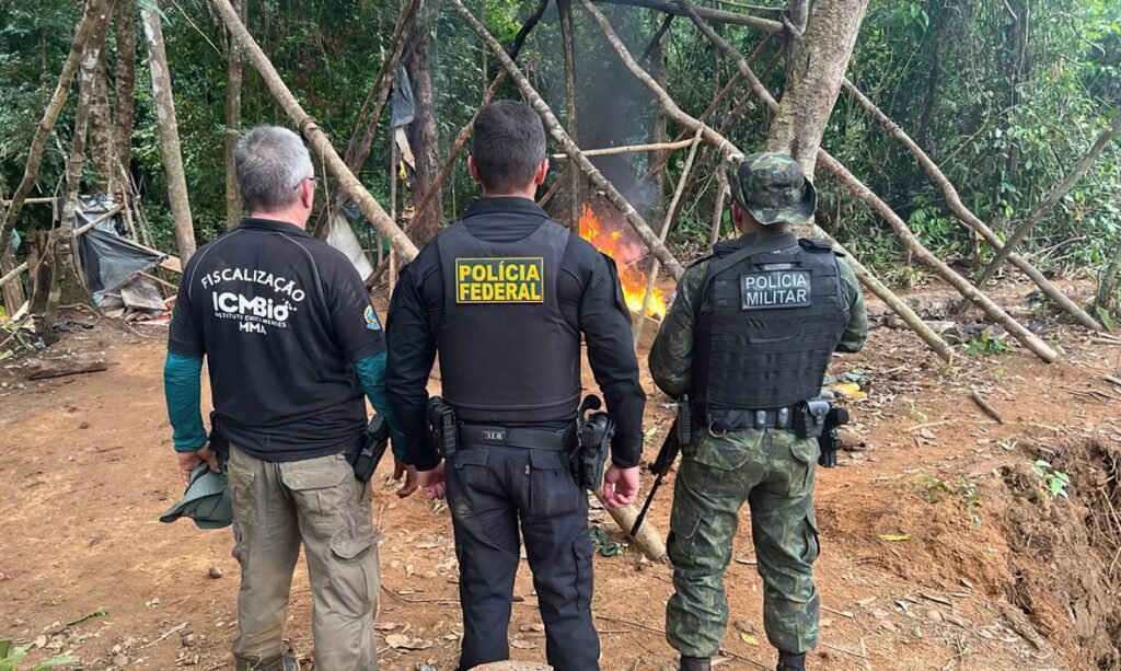 Operação integrada combate garimpo ilegal na divisa entre Amapá e Pará