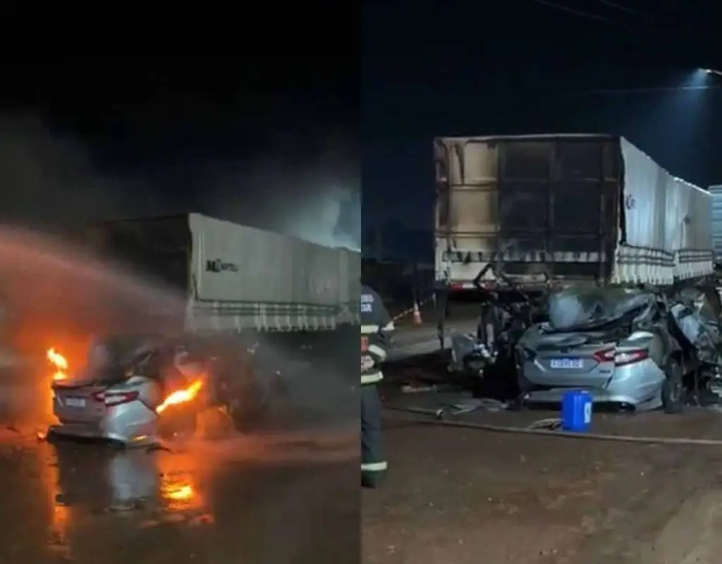 Acidente fatal em Tangará da Serra resulta em morte de jovem após colisão com carreta