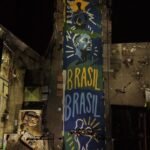 Arte urbana transforma rua marcada por operação policial no Rio de Janeiro