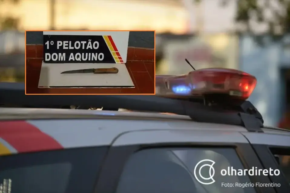 Homem é preso após ameaçar companheira com faca e destruir residência em Dom Aquino