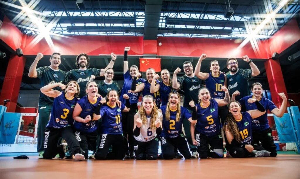 Vôlei sentado: Brasil supera China e avança à final do mundial