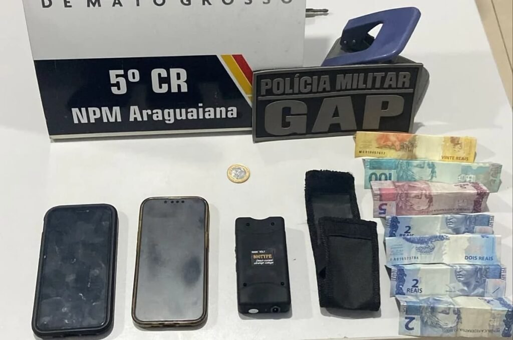 Homem é preso em flagrante por maus-tratos a animal com arma de choque em Araguaiana