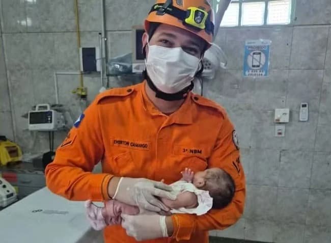 Bebê engasgada sobrevive após pais seguirem orientações de bombeiros por telefone em Mato Grosso