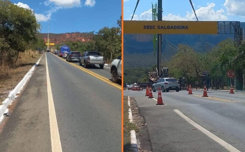 Icmbio exige retirada de pórtico instalado na entrada do Sesc Salgadeira