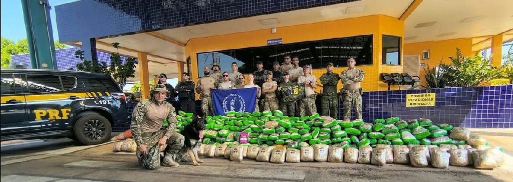 Casal é detido com mais de 450 quilos de entorpecentes em rodovia de Mato Grosso