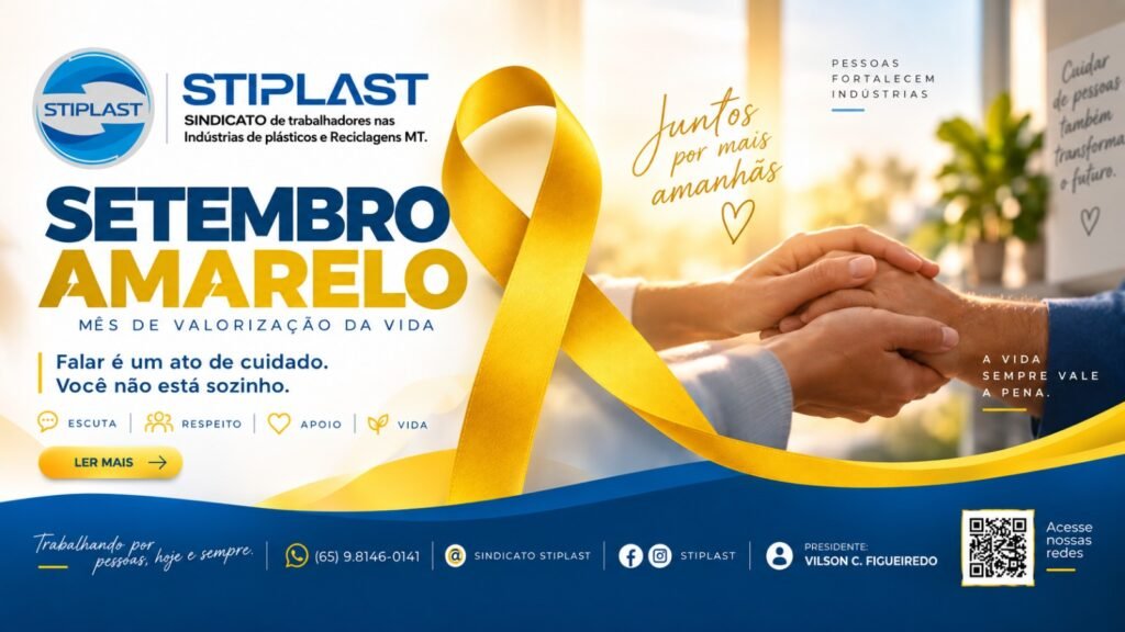 Setembro Amarelo: cuidar da saúde mental também é cuidar do trabalhador